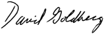 David Goldberg signature