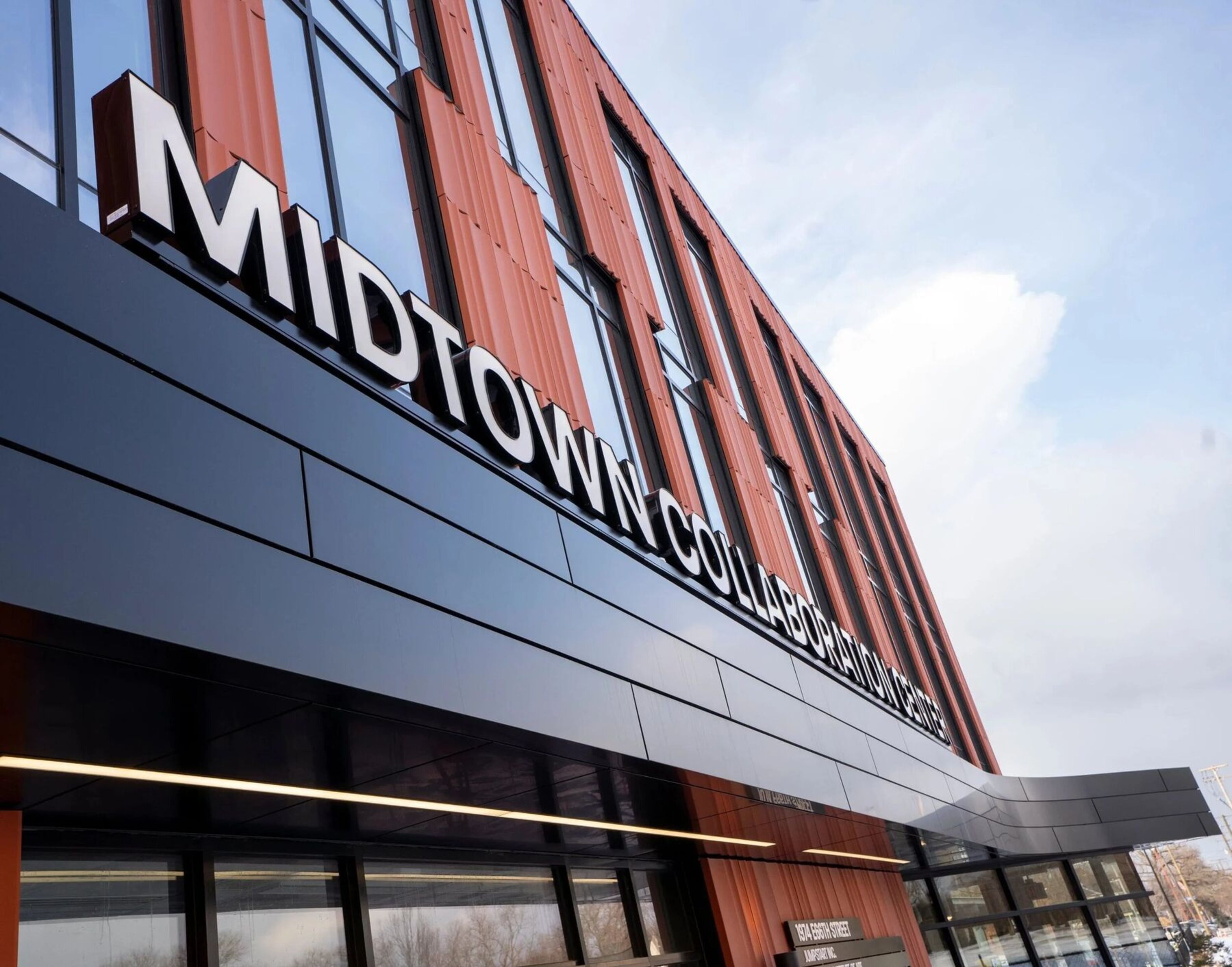 MidTown Collaboration Center exterior signage