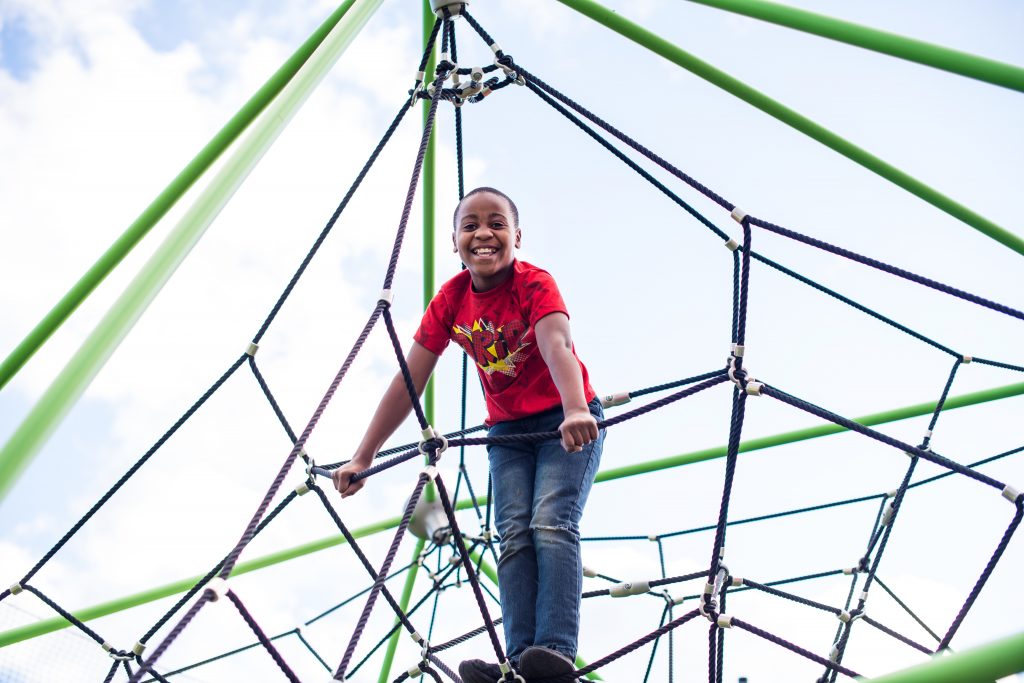 Photo of child on playground